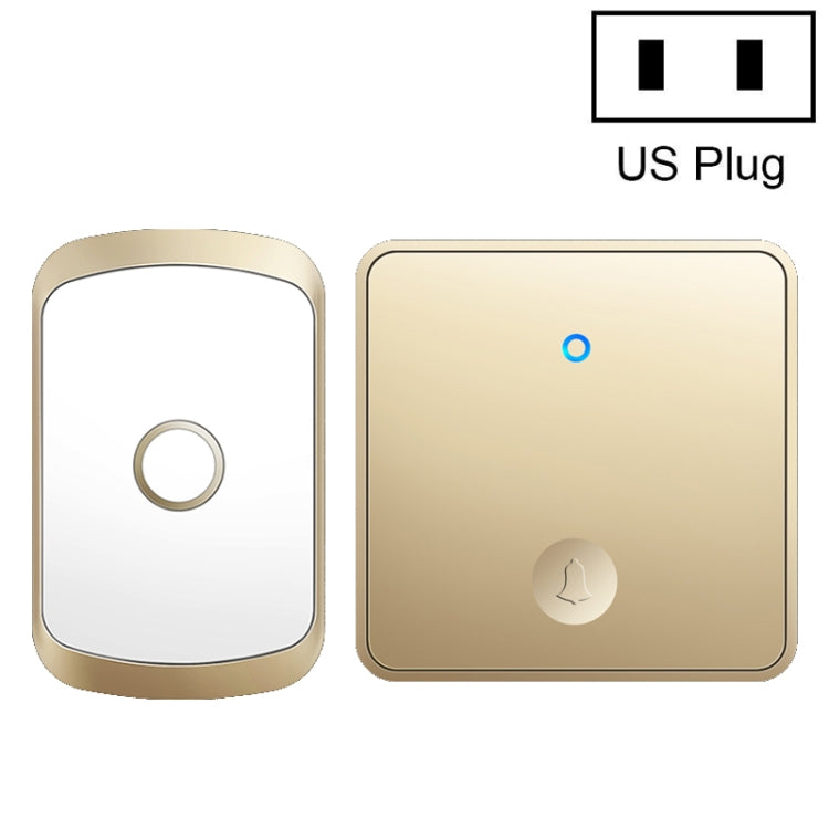CACAZI FA50 1 For 1 Push-button Self-generating Wireless Doorbell CACAZI FA50 1 For 1 Push-button Self-generating Wireless Doorbell